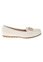 Zapatos Casuales Febee Tipo Mocasín Para Mujer Beige Comfort Plus 210534 de Generic