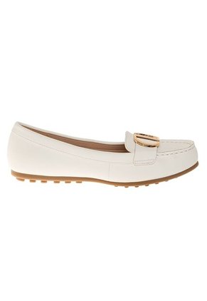 Zapatos Casuales Febee Tipo Mocasín Para Mujer Beige Comfort Plus 210534
