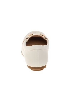 Zapatos Casuales Febee Tipo Mocasín Para Mujer Beige Comfort Plus 210534