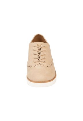 Zapatos Casuales Margo Tipo Oxford Para Mujer Beige Comfort Plus 200336 Payless