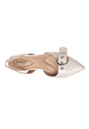 Sandalias De Vestir Jaclyn Para Mujer Marfil Comfort Plus 210992