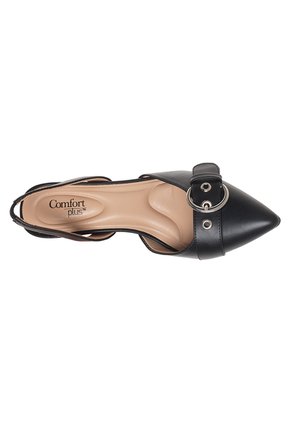 Zapatos De Vestir Jaclyn Para Mujer Negro Comfort Plus 210990
