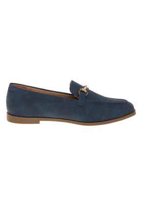 Zapatos Casuales Elena Tipo Mocasín Para Mujer Azul Oscuro Comfort Plus 211014