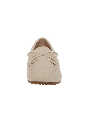 Zapatos Casuales Francesca Tipo Mocasín Para Mujer Marfil Comfort Plus 211118