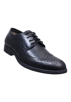 ZAPATO EN CUERO DE AMARRAR PARA HOMBRE