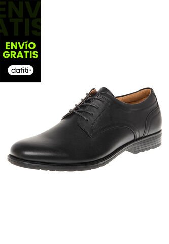 Zapatos De Vestir Para Hombre Negro Comfort Plus 210169 Generic