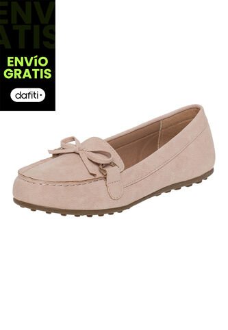 Zapatos Casuales Tipo Mocasín Deja Para Mujer Rosa Claro Comfort Plus 210072 Generic