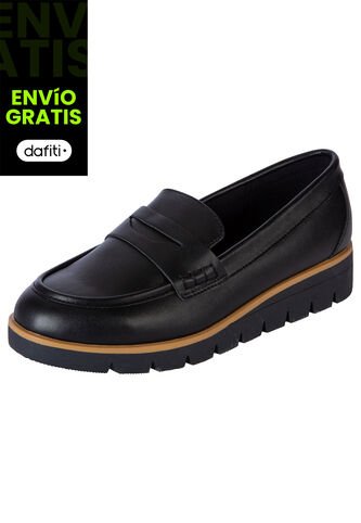 Zapatos Casuales Killey Tipo Mocasín Para Mujer Negro Comfort Plus 200830 Payless Generic