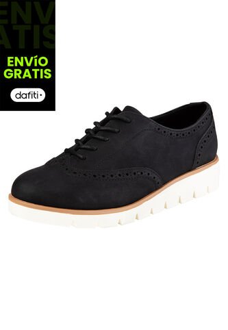 Zapatos Casuales Margo Tipo Oxford Para Mujer Negro Comfort Plus 199339 Payless Generic