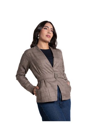 Blazer Para Mujer Color Caqui