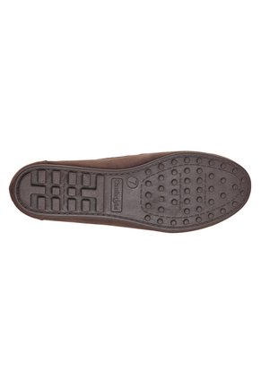 Zapatos Casuales Francisca Tipo Mocasín Para Mujer Café Oscuro Comfort Plus 211901