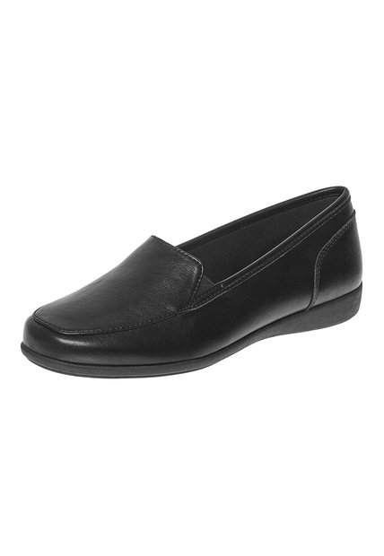 Zapatos Casuales Banter Tipo Mocasín Para Mujer Negro Comfort Plus 212001