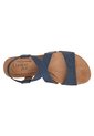 Sandalias Planas Ella Para Mujer Azul Oscuro Comfort Plus 211923 de Generic