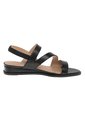 Sandalias Blanca Con Taco Tipo Cuña Para Mujer Negro Comfort Plus 211012 de Generic