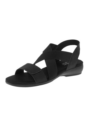 Sandalias Madrid Para Mujer Negro Comfort Plus 210892