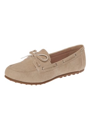 Zapatos Casuales Tipo Mocasín Francisca Para Mujer Bronceado Comfort Plus 211900