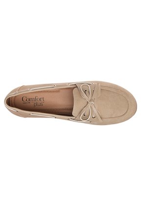 Zapatos Casuales Tipo Mocasín Francisca Para Mujer Bronceado Comfort Plus 211900