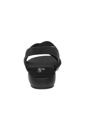 Sandalias Madrid Para Mujer Negro Comfort Plus 210892