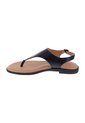 Sandalias Planas Valle Para Mujer Negro Comfort Plus 211001 de Generic