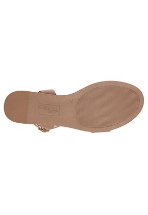 Sandalias Blanche Con Taco Tipo Cuña Para Mujer Neutro Oscuro Comfort Plus 211917