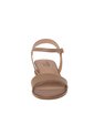 Sandalias Blanche Con Taco Tipo Cuña Para Mujer Neutro Oscuro Comfort Plus 211917 de Generic