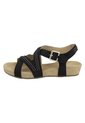 Sandalias Planas Para Bea Para Mujer Negro Comfort Plus 198679 de Generic