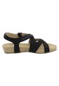 Sandalias Planas Para Bea Para Mujer Negro Comfort Plus 198679 de Generic