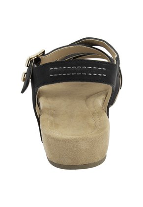 Sandalias Planas Para Bea Para Mujer Negro Comfort Plus 198679