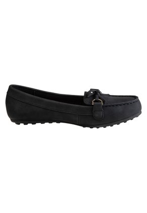 Zapatos Casuales Deja Tipo Mocasín Para Mujer Negro Comfort Plus 199137
