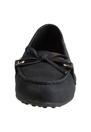 Zapatos Casuales Deja Tipo Mocasín Para Mujer Negro Comfort Plus 199137
