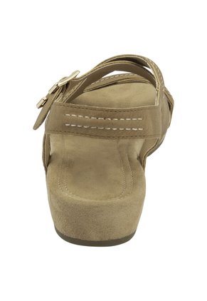 Sandalias Planas Para Bea Para Mujer Bronceado Comfort Plus 198678