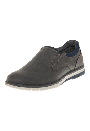 Zapatos Casuales Fortis Ii Para Hombre Gris Oscuro Comfort Plus 201682