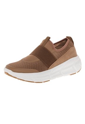 Zapatos Casuales Tipo Sneakers Para Mujer Bronceado Comfort Plus 210727