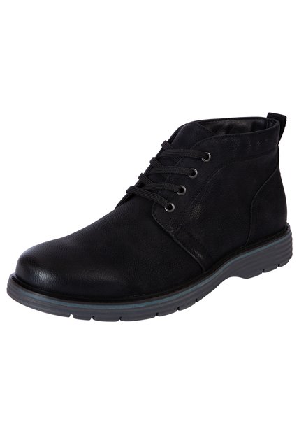 Botines Para Hombre Negro Comfort Plus 200792