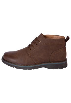 Botines Para Hombre Café Oscuro Comfort Plus 200791