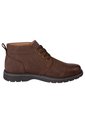 Botines Para Hombre Café Oscuro Comfort Plus 200791 de Generic