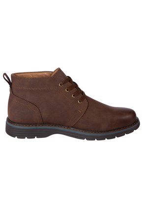 Botines Para Hombre Café Oscuro Comfort Plus 200791