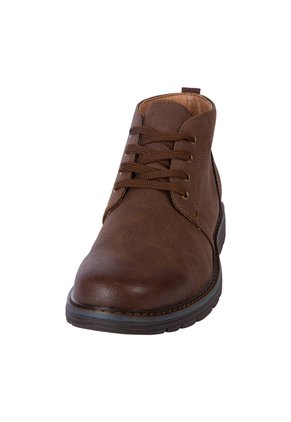 Botines Para Hombre Café Oscuro Comfort Plus 200791
