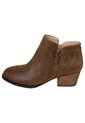 Botines Con Taco Ashlee Para Mujer Bronceado Comfort Plus 200358 de Generic