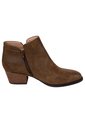 Botines Con Taco Ashlee Para Mujer Bronceado Comfort Plus 200358 de Generic