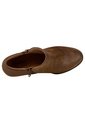 Botines Con Taco Ashlee Para Mujer Bronceado Comfort Plus 200358 de Generic