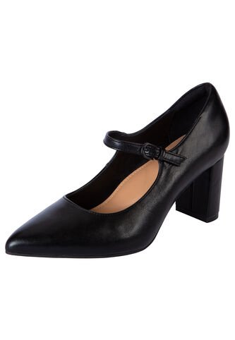Zapatos De Vestir Maryjane Para Mujer Negro Comfort Plus 200806 Payless Generic