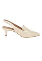 Zapatos De Vestir Karly Para Mujer Beige Comfort Plus 201613 de Generic