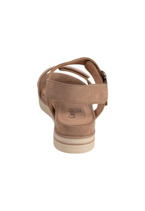 Sandalias Riley Con Taco Tipo Cuña Para Mujer Beige Comfort Plus 200523 Payless