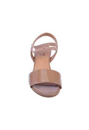 Sandalias Petula Con Taco Tipo Cuña Para Mujer Beige Comfort Plus 201274