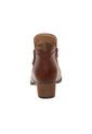 Botines Ashlee Con Taco Para Mujer Cogñac Comfort Plus 210194 de Generic