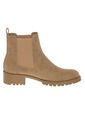 Botines Chelsea Para Mujer Bronceado Comfort Plus 210212 de Generic