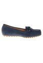 Zapatos Casuales Tipo Mocasín Deja Para Mujer Azul Comfort Plus 210633 de Generic