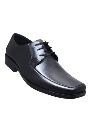 Zapato Formal Amarrar Cuero Negro