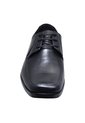 Zapato Formal Amarrar Cuero Negro de Generic